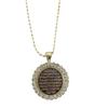 European and American New Black and Gold Calligraphy Pattern Necklace Fashionable and Versatile Accessories