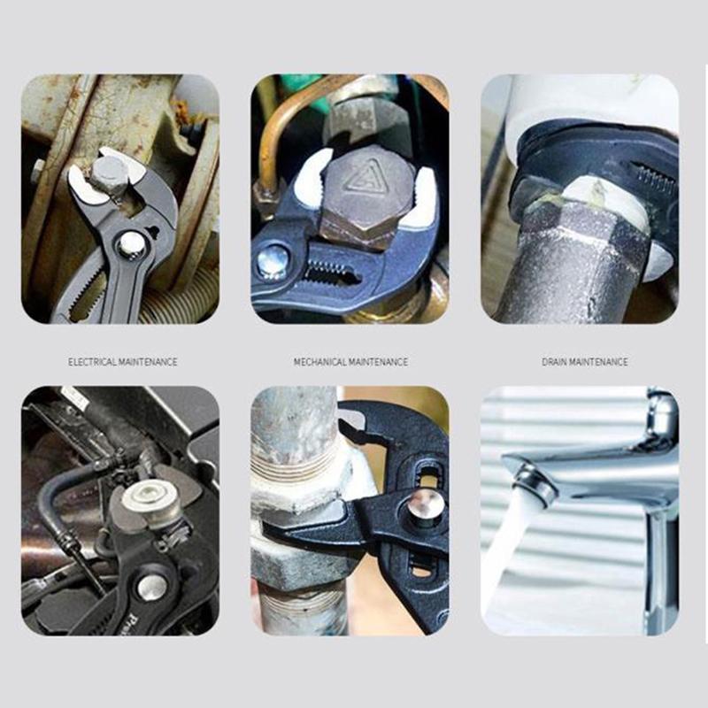 7-дюймовые плоскогубцы для быстрого водяного насоса, сантехник, комбинированный инструмент для сантехники, универсальный гаечный ключ