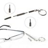 Aluminum Steel Eyeglass Screwdriver Set for Sunglass Glasses Watch Repair Tool Kit with Keychain Screwdrivers