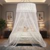 Fine Mesh Hanging Princess Mosquito Net Lace Bed Canopy Romantic Dome Mosquito Net  Girls Room