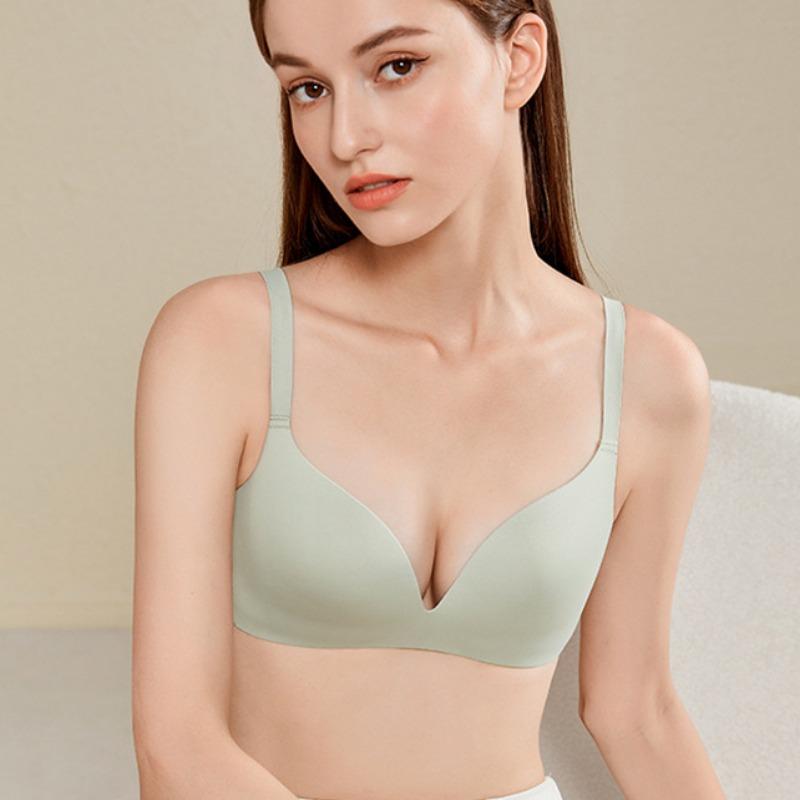 Не оставляющее следов нижнее белье, женский легкий и дышащий бюстгальтер телесного цвета с кольцом из нержавеющей стали