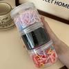 1PC Drum Bulk Disposable Rubber Band Children's Rubber Band Children's Braided Disposable Transparent Color Rubber Band Hair Band