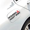 Car Rearview Mirror Decor Stickers Badge Emblem Decal Accessories For Mitsubishi ASX Lancer Pajero Outlander L200 EVO Lancer EX
