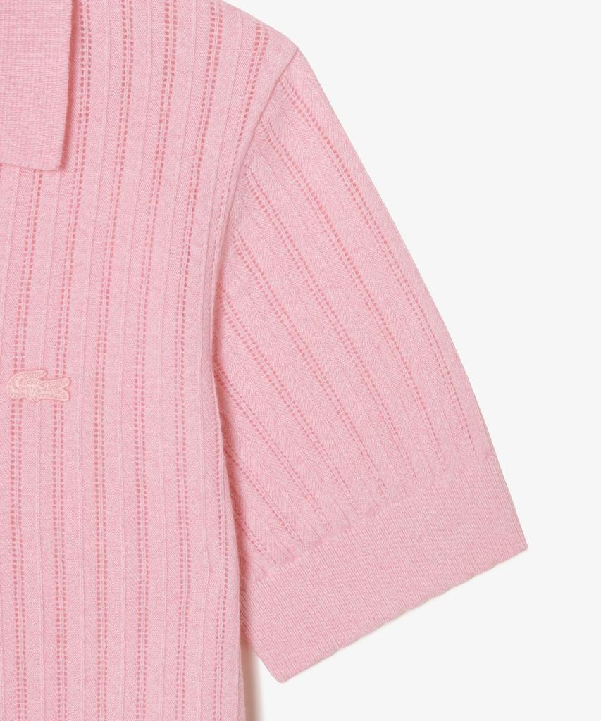 LACOSTE Women'S Scallop Sweater Polo Shirt Pf035E-56N Ady
