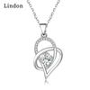 Женское ожерелье Lindon из медного сплава с цирконием, кулон для женщин, вечерние подарки, модный подарок