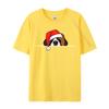 St. Bernard Dog Christmas T-Shirts Manga T Shirt Graphic Men Tops Tees Santa Hat T-Shirts Christmas T-Shirt Cotton