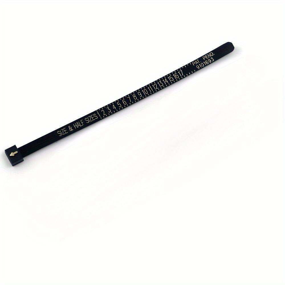 1 шт. Инструмент для измерения размера кольца, измеритель пальца для определения размера ювелирных изделий, портативный и точный, для изготовления и покупки ювелирных изделий