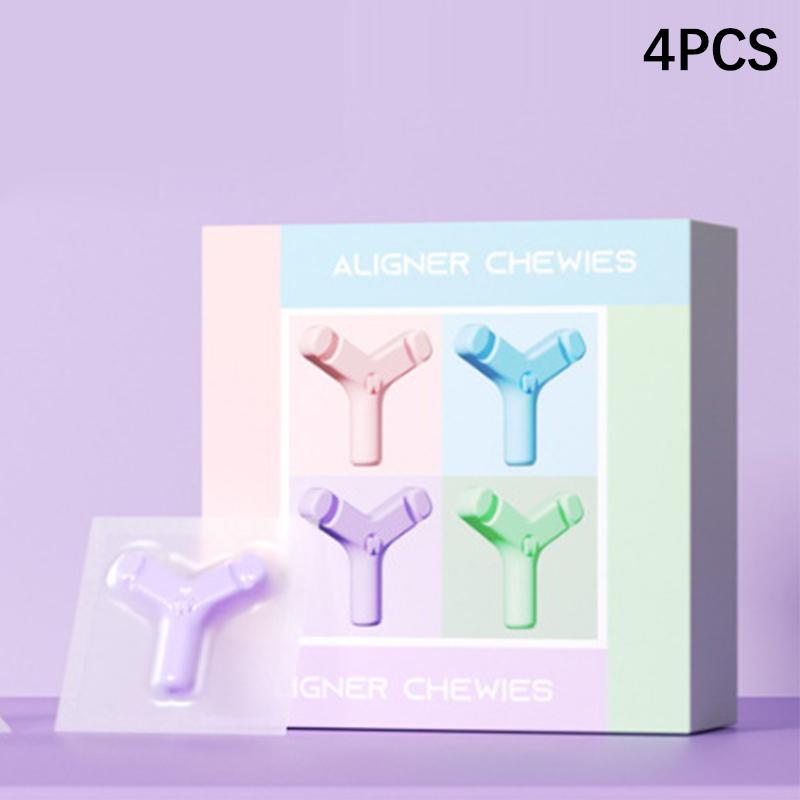 1/4 шт. Стоматологические жевательные резинки для элайнеров Силиконовые палочки для зубов Жевательные резинки для ортодонтического прикуса Предотвращают искажение лица Y-образные