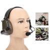 Outdoor Earmuff Microphone Earphone Headset for Combat Games