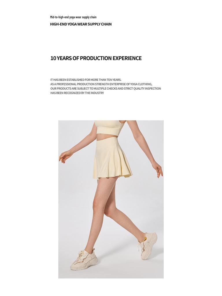 Женская спортивная юбка 2025 года с быстрым высыханием для йоги, бадминтона, бега, тенниса и гольфа