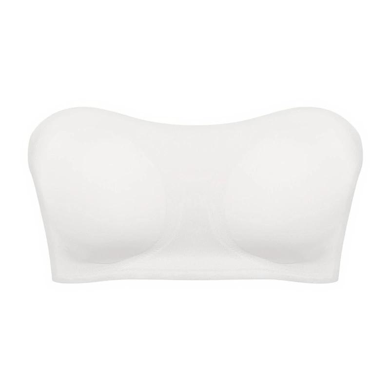 Женский бюстгальтер без бретелек с пряжкой по бокам