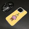 Curious George Monkey  Phone Case For iPhone17,16,15,14,13,12,11 Plus,Pro Silver White Matte Shockproof Cover