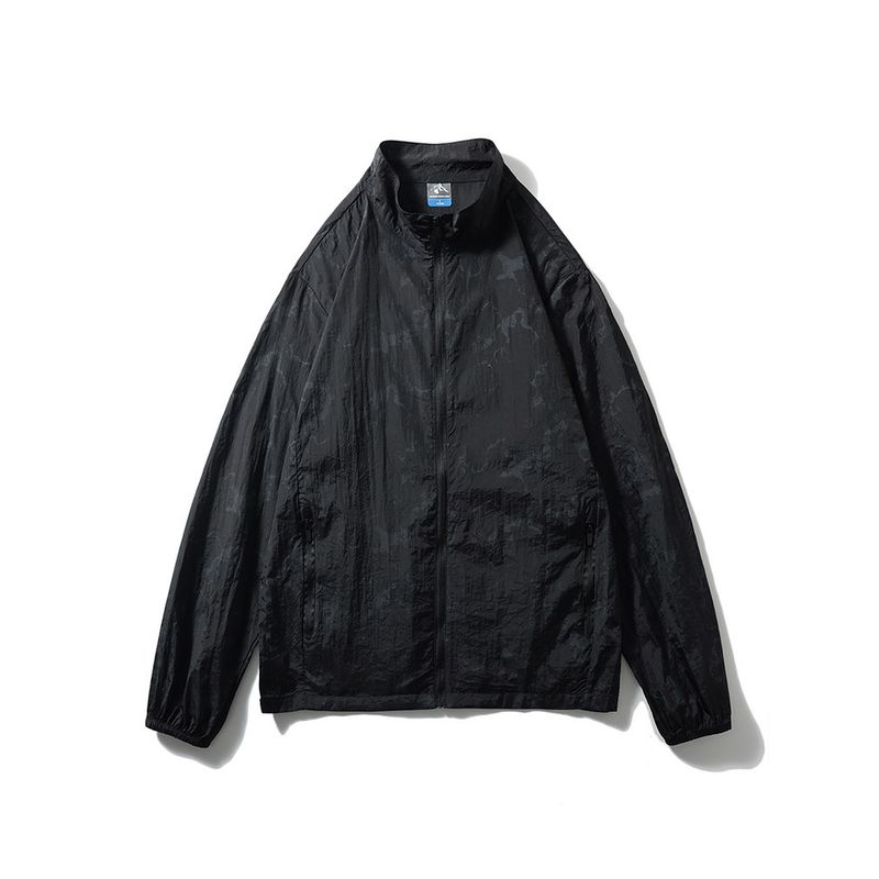 Outdoor Sports Quick-Drying Cool Feeling Sun Protection Stand Collar Jacket Men's Summer Thin Lightweight Foreign Trade Men's Casual Outerwear