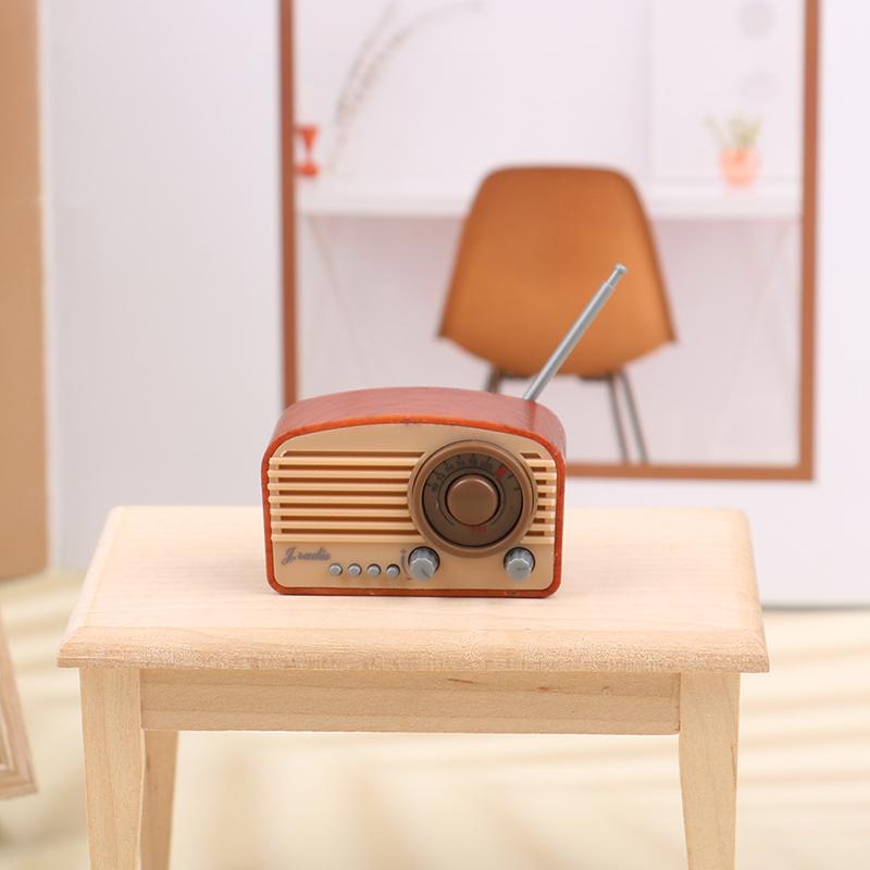 1шт 1:12 кукольных домиков миниатюрная имитация мини-радио модель аксессуары для самостоятельного изготовления игрушки