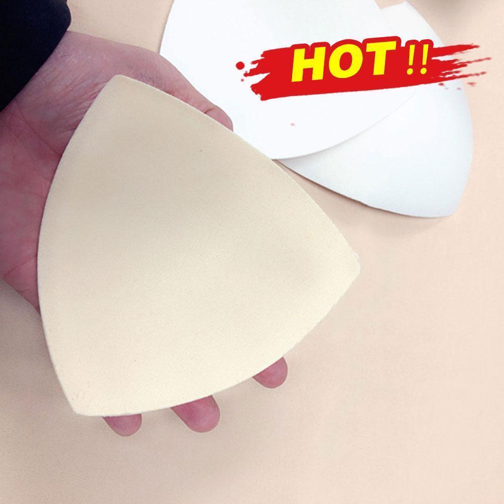 Женский треугольный коврик для груди, нижнее белье, аксессуары, регулируемые чашки, губчатые накладки на грудь, толкающие грудь U4A0