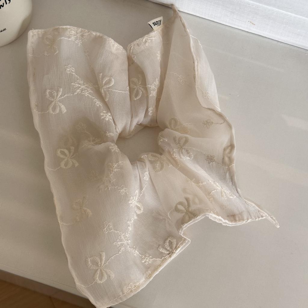 Laege Bow Hair Band for Girls Women Scrunchies Accessoires Rubber Elastic Flowers Fascinators Elegant Headdress Vintage  New