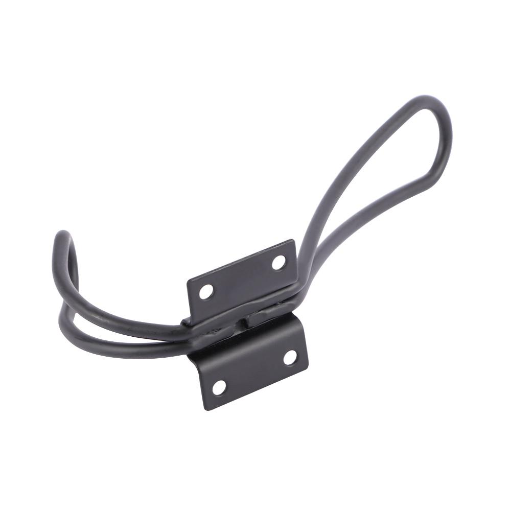 Black Vintage Decor Storage Rack Wall Mount Door Key Holder Clothes Hanger Coat Hooks Organizer
