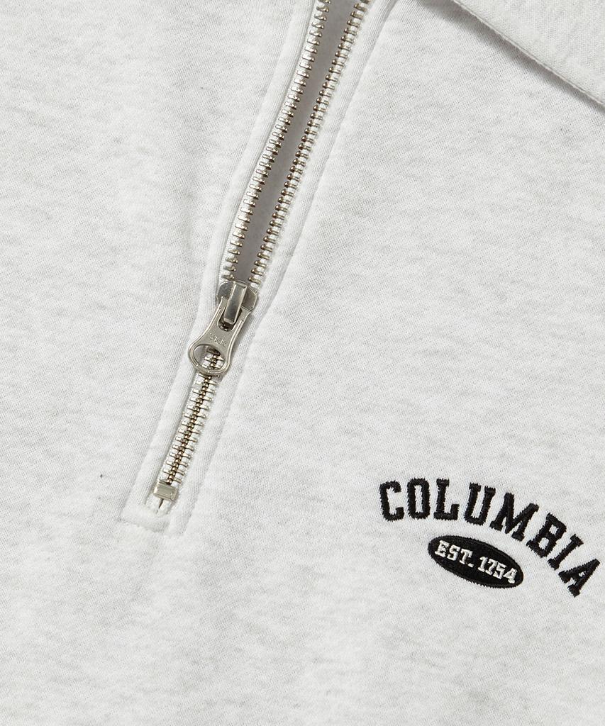 Толстовки Columbia University Cu Arch Fleece с молнией до середины_Светлый меланж
