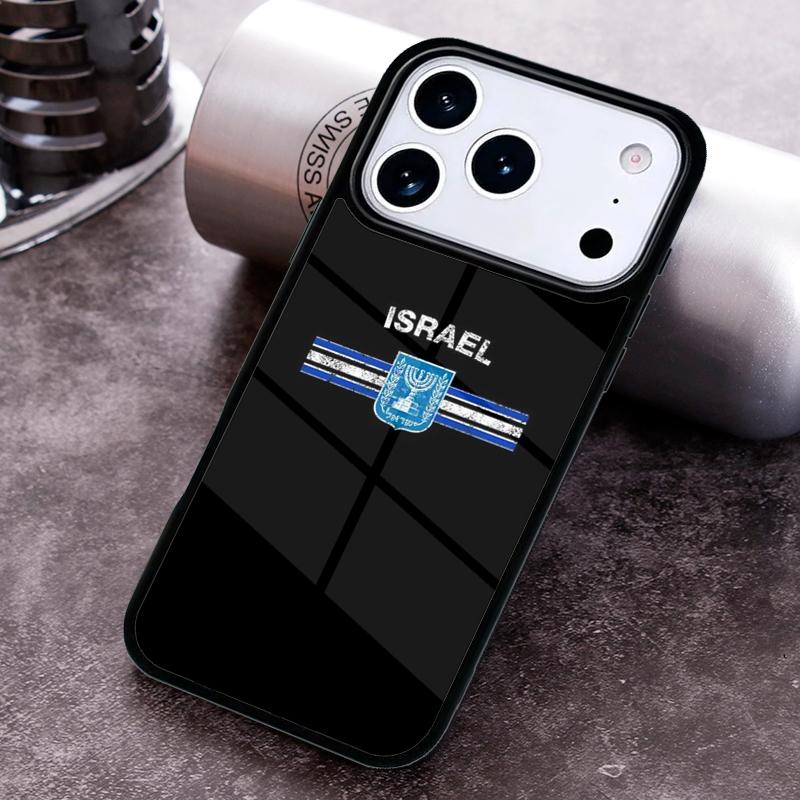 Мягкий чехол для телефона с флагом Израиля для iPhone 17 16 15 Pro Max Air 14 13 12 11 Plus Ударопрочный чехол