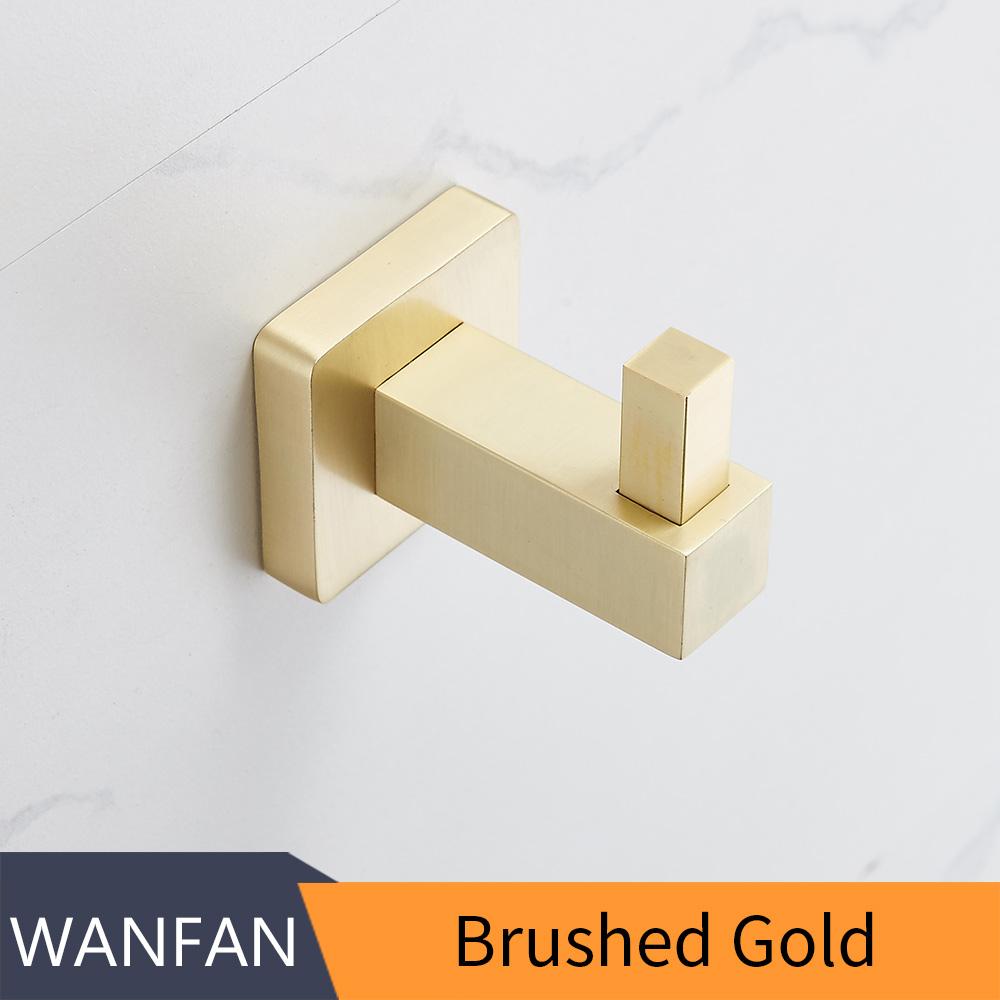 Вешалки для халатов, хромированный крючок на стену, сплошной латунный серебряный крючок для халатов, вешалка для полотенец, вешалка для одежды в европейском стиле 7501L