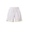 Solid Color Sporty Breathable Lace-Up Shorts Women Bottoms White CZ7218-051
