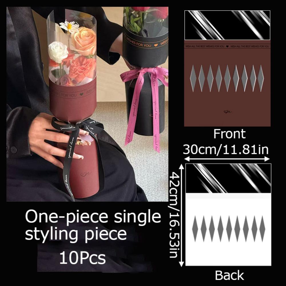 DIY Mother's Day Bouquet Bag Literary Packaging Bags Gifts Flower Wrapping Paper