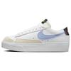 Кроссовки Blazer Low на платформе Белые Сине-голубой Bliss Женские Volt Черный FJ0738-100