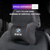 Car Neck Pillow Leather Breathable Soft Headrest stickers For BMW 50th F30 F40 F10 E90 X2 F20 E60 E87 M E92 X3 X1 X6 E30 E34 E61 YA1