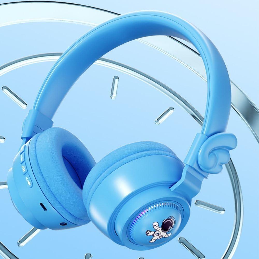 Беспроводные наушники, симпатичная гарнитура с кошачьими ушками и светодиодной подсветкой, шумоподавляющие игровые стереонаушники, модные Bluetooth (5.0) Ношение гарнитуры