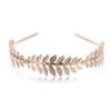 Combs Headwear Jewelry Leaves Hair Hoop Bride Headbands Gold Leaves Wreath Wedding Hair Crown