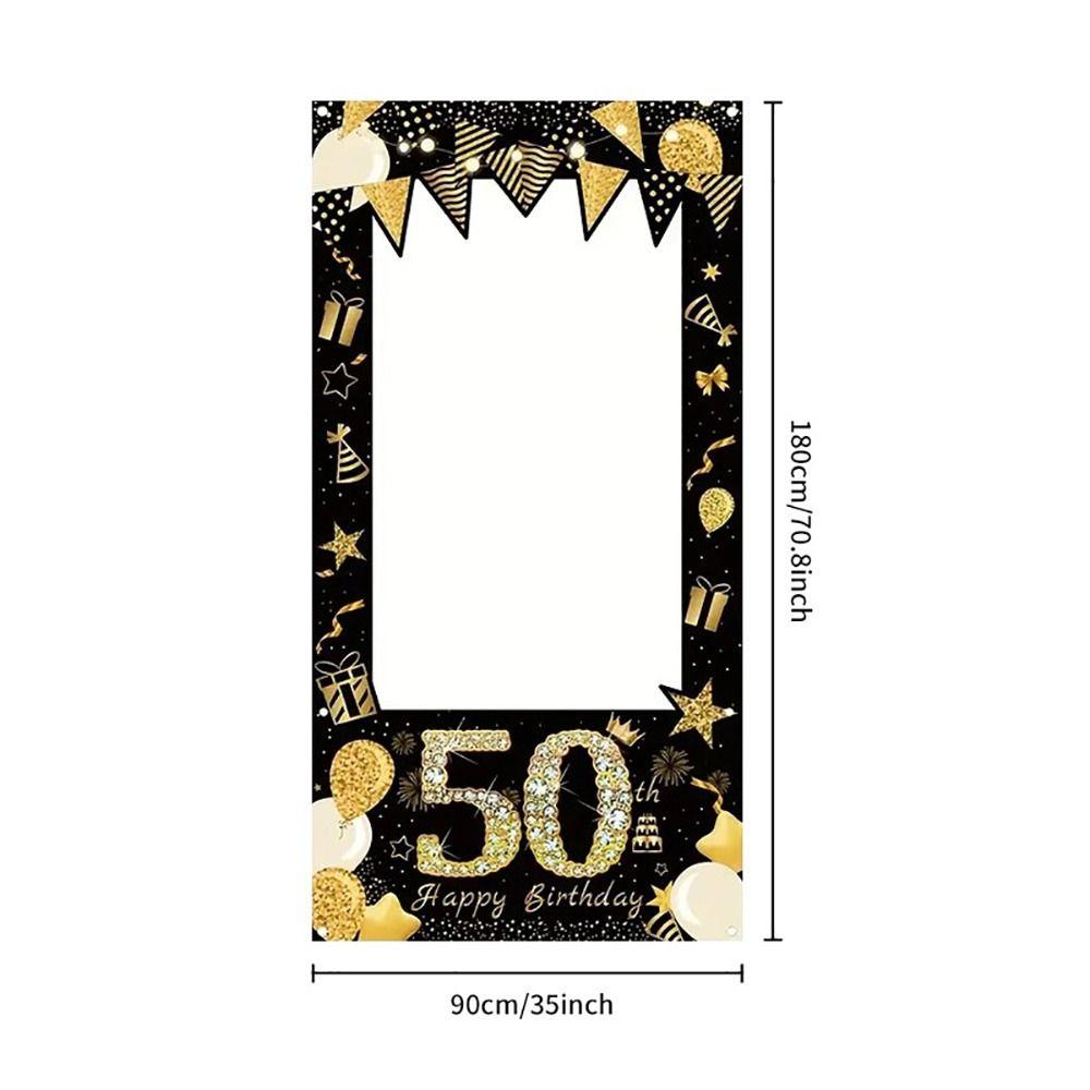 Cartoon Party Backdrop Banner Multicolor Birthday Party Decoration  Fun Photo Session
