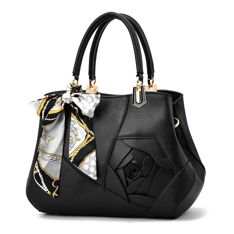 Fashi Women's Bag Casual Big Bag Handbag Rose Shoulder Messenger Bag  Luxury Handbags Women Bags Designer