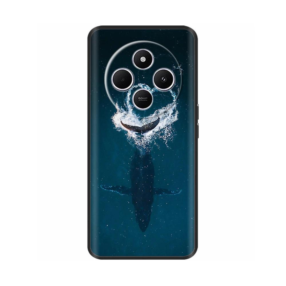 Ударопрочный чехол Funda для Xiaomi Redmi A4 5G Чехол 6,88" Мягкий ТПУ Силиконовый Чехол для Телефона для RedmiA4 2024 A 4 Capas С принтом Сердце Цветок