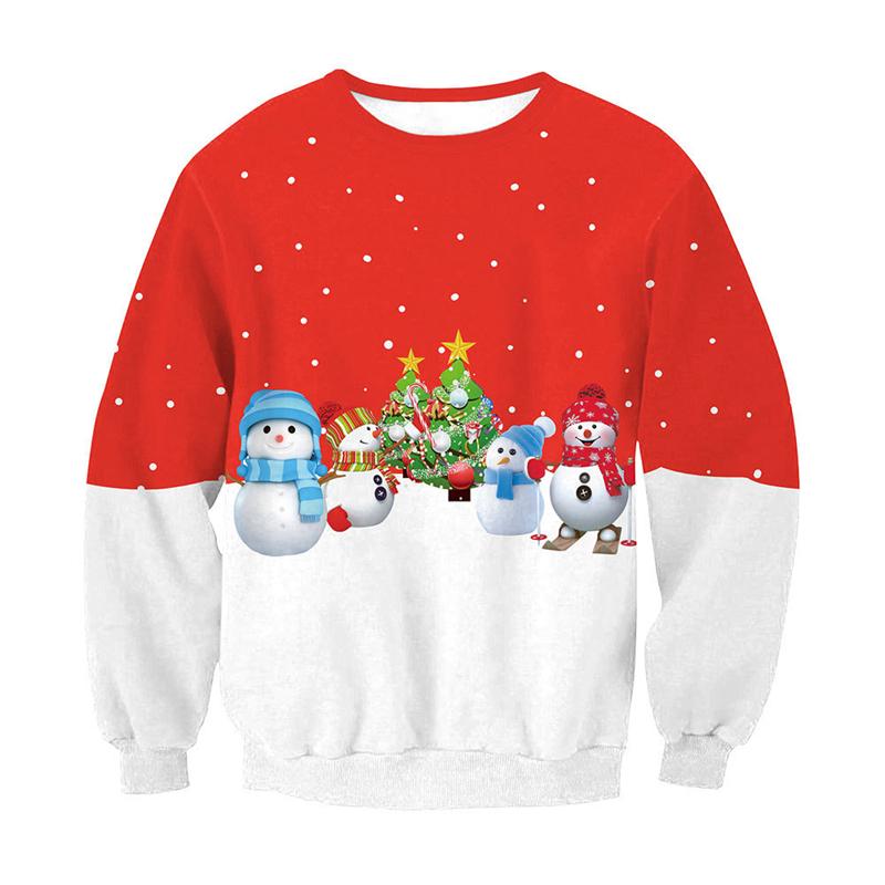 Мужчины Женщины Уродливый Рождественский свитер Забавный трахающий олень Кульминация Безвкусные Рождественские свитера Топ Пара Праздничная вечеринка Рождественские толстовки