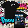 Лето 2025 Рэпер Luck Ra FACUNDO ALMENARA Тур по альбомам Харадзюку Повседневная Мужская Женская Футболка с круглым вырезом 100% Чистый Хлопок с Принтом