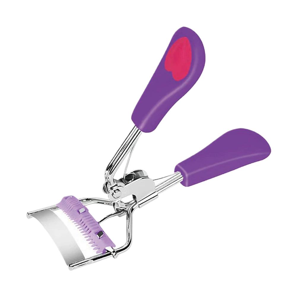 Eyelash Curler with Built-in Comb for Natural Sunflower Lash Wide Angle Eyelash Clamp Portable Eye Makeup Tools