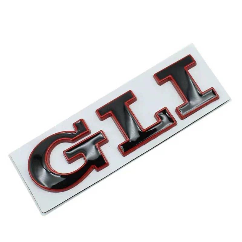 Suitable for GLI car logo POLO Golf 5 6 7th generation modified metal body side label rear tail label car sticker