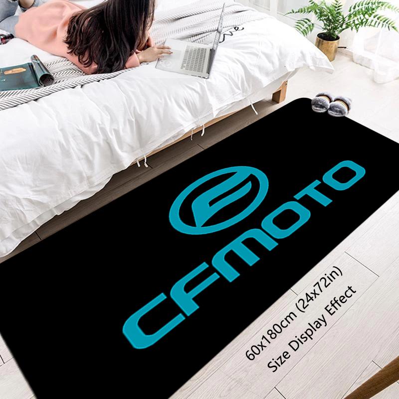 Interior Floor Mat CFmoto Racing Doormat Non-slip Foot Rug for Entryway Kitchen Carpet Bedroom Bedside Mats Washable Home Decor