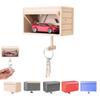 Multifunctional Decorative Key Hook Car Box Design Wall-Mounted Key Organizer with Interactive