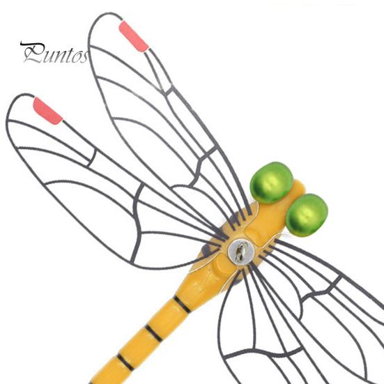 12 см поддельное украшение в виде стрекозы, устойчивое к атмосферным воздействиям садовое репеллент от мух, имитация мультяшной модели стрекозы, игрушка в помещении и на открытом воздухе, 3D орнамент в виде стрекозы
