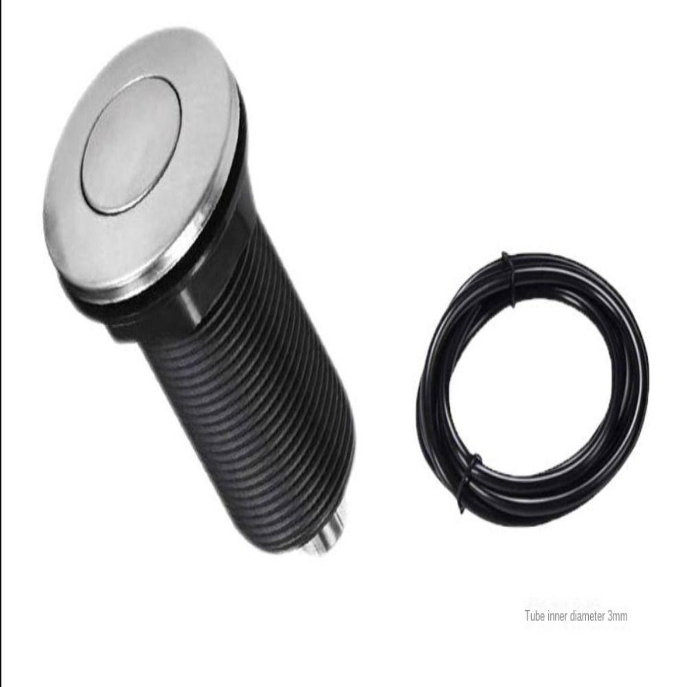 Удлиненный переключатель для утилизации мусора из нержавеющей стали с воздушным шлангом, детали для утилизации пищевых отходов