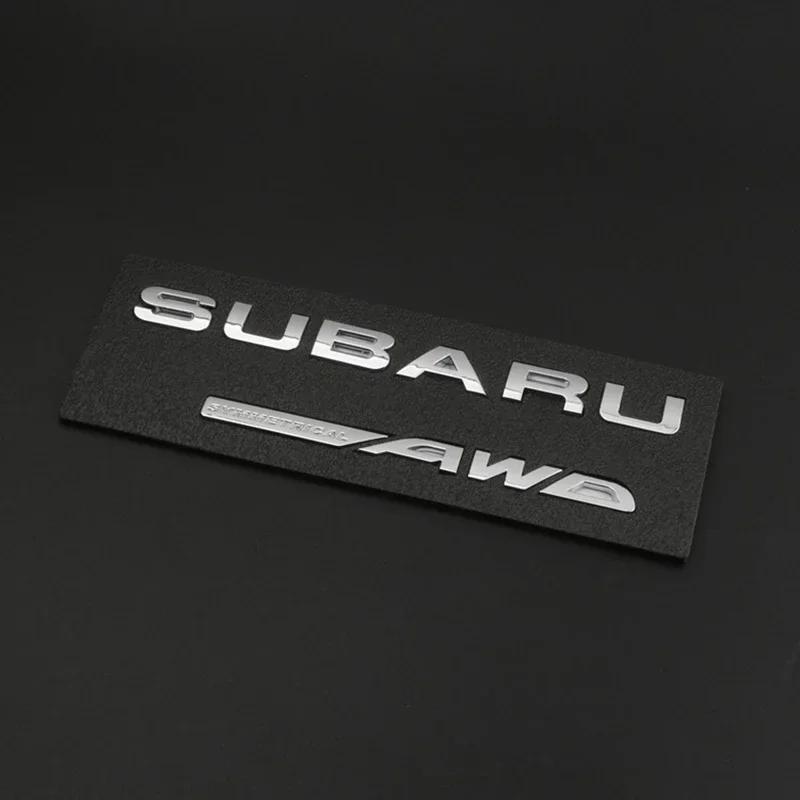For Subaru WRX BRZ STI XV FORESTER IMPREZA LEGACY OUTBACK Auto Body Tail Letter Badge Decal ABS Car Rear Trunk Sticker Emblem vg5