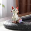 Фигурка лисы Ручной работы Меняющая цвет Лиса Чайный питомец для Символ удачи Украшение для чайного домика Смола Фэн-шуй для Кунг-фу для Добра