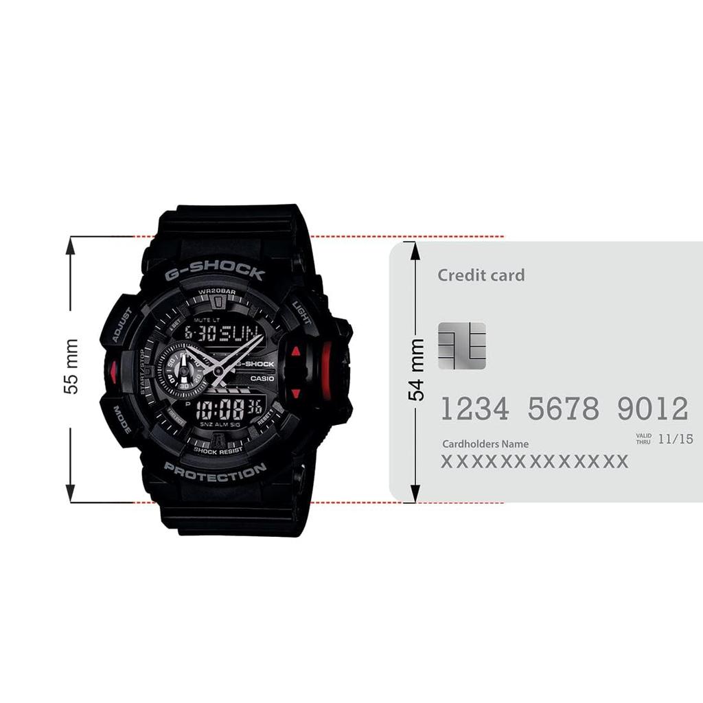 Casio G-Shock GA-400-1B Часы Мужские Черные