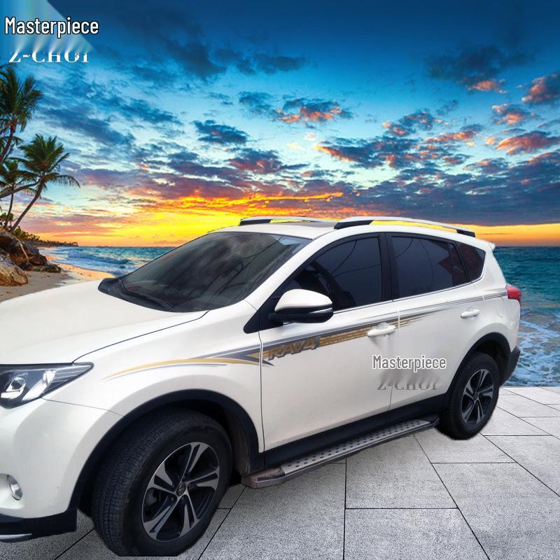 RAV4 (2014-2019 гг.) Цветная полоса на кузов Наклейка на автомобиль «Принцесса» - Индивидуальное украшение экстерьера