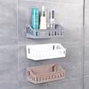 Non Perforated Plastic Toilet Supplies Toilet Rack Storage Wall Mounted Bathroom Storage Rack