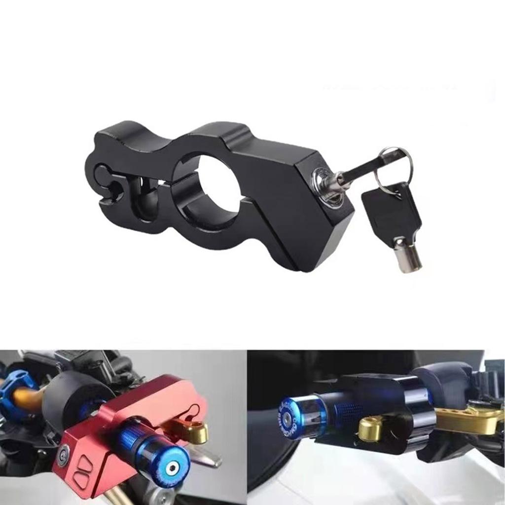 Compact Motorcycle Front Wheel Brake Clutch Lock Easy To Use Motorcycle Brake Lock Safety Gear Simple Install for Bikes