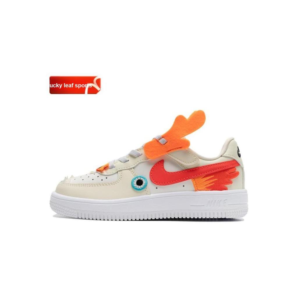 Nike Force 1 Low LV8 EasyOn PS Year of the Dragon Детские кроссовки Кремовый кокосово-молочный белый FZ5522-161