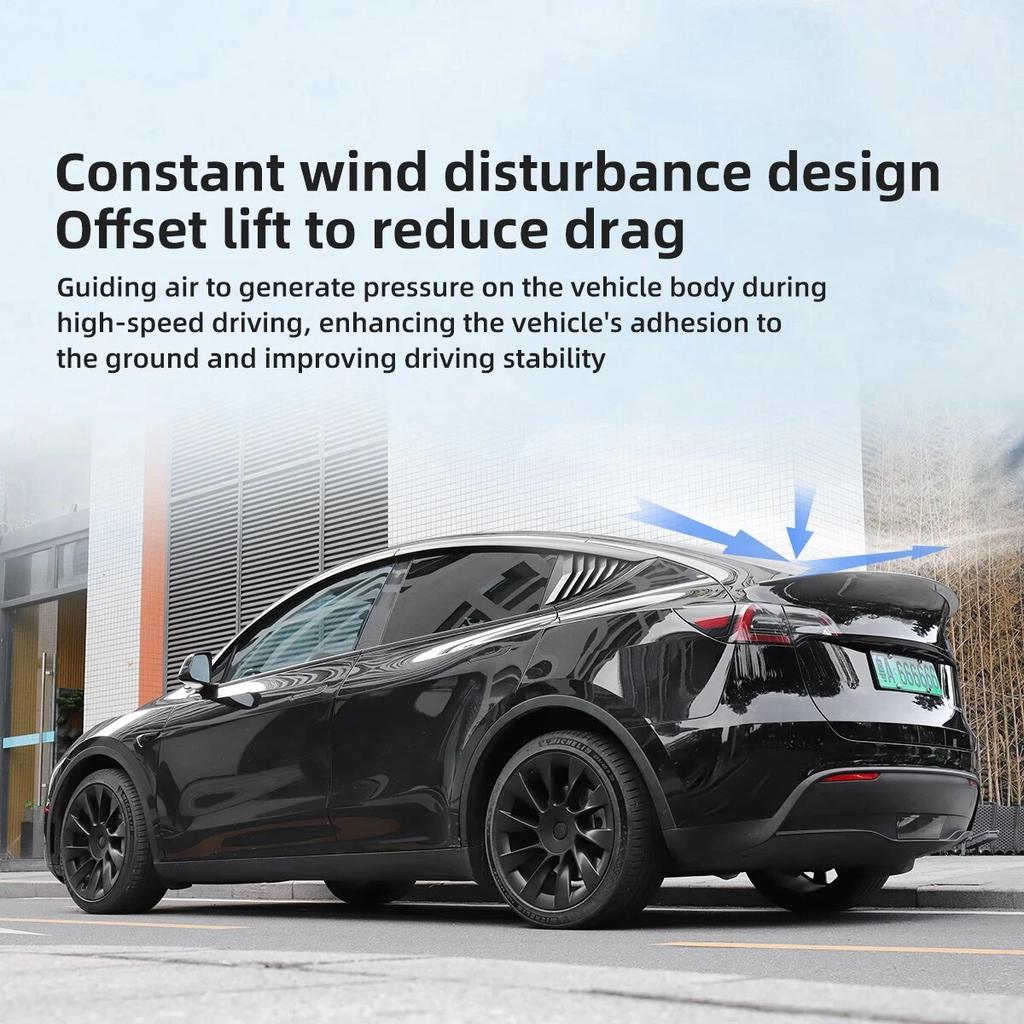 LUCKEASY For Tesla Model Y -2023 Car Styling Accessories ABS SPORT High-performance Rear Trunk Spoiler Wing Tail