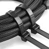 Nylon Zip Ties Self-locking Plastic Ropes Reusable Fasteners Loops Home Hardware Storage Devices Zip Ties Binding Ropes